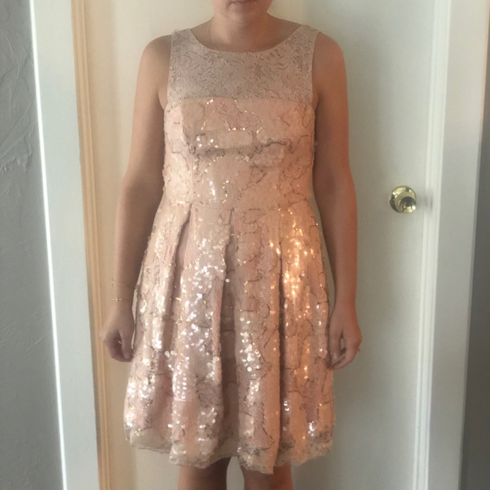 BEAUTIFUL Blush Cocktail Dress